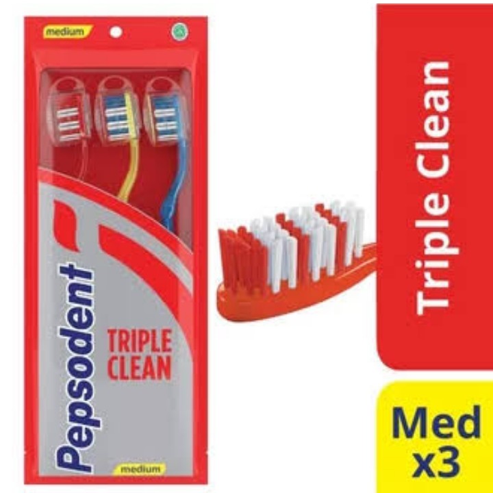 Pepsodent Triple Clean Medium