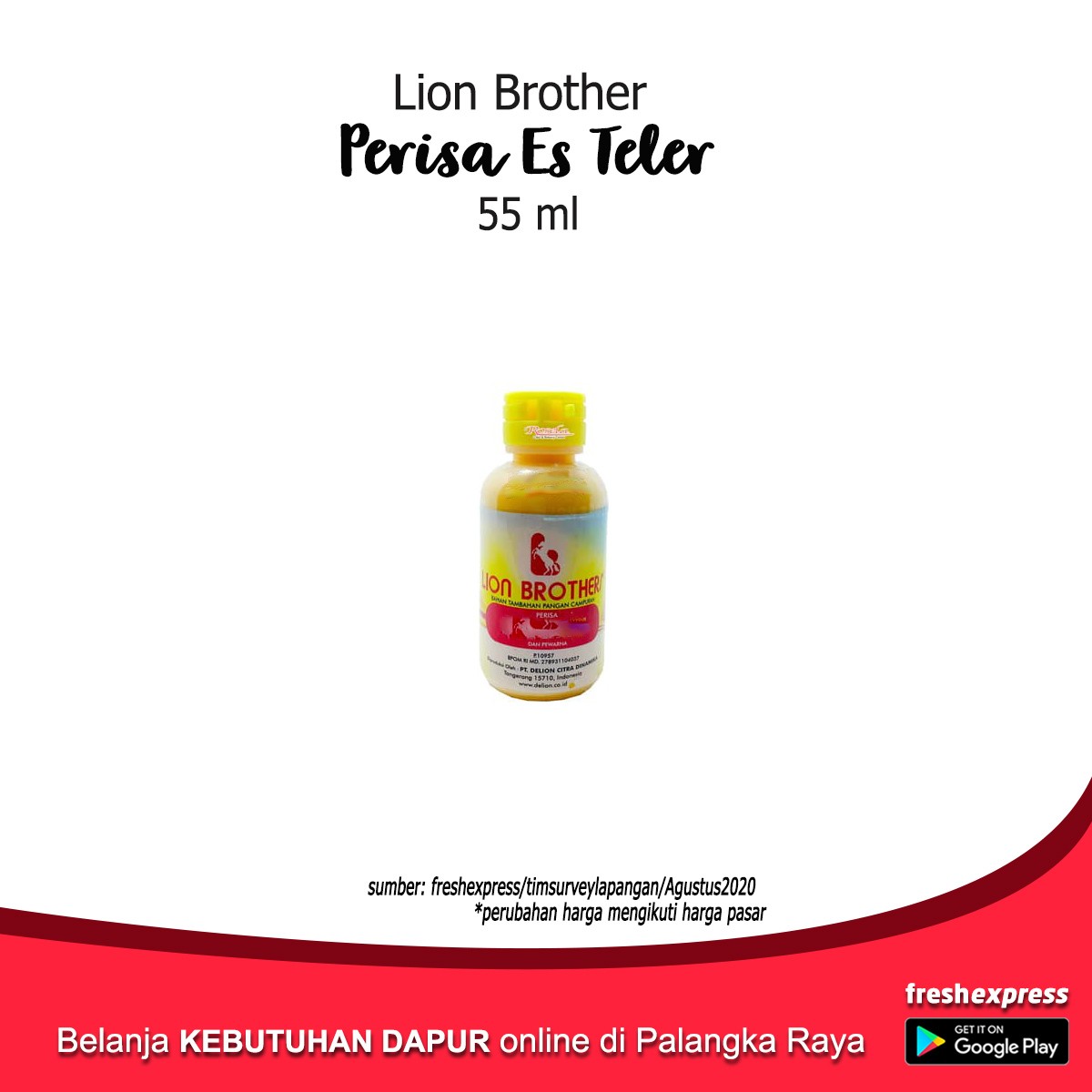 Lion Brother Perisa Es Teler 55 Ml