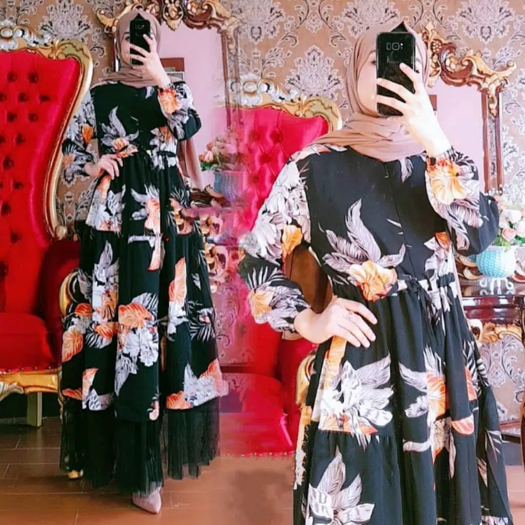 Pertiwi Maxy Dress l Dres Maxi Muslim l Fashion Wanita 3