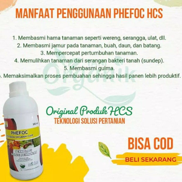 Pestisida Organik Obat Pembasmi Hama tanaman Phefoc Hcs Pestisida 4