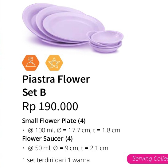 Piastra Flower Set A dan Set B 3