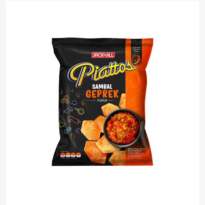 Piattos Snack Kentang Sambal Geprek 75G