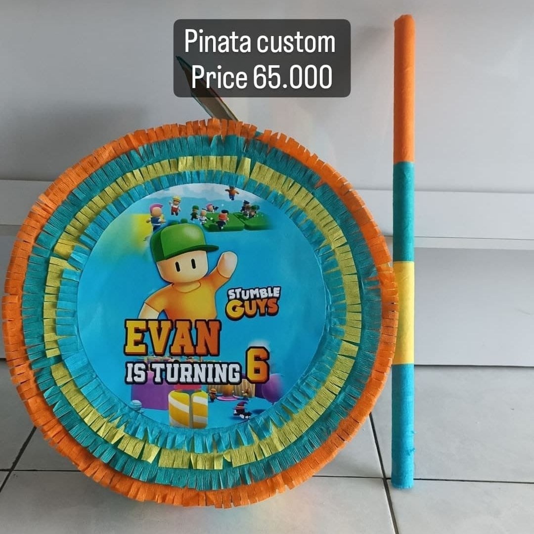 Pinata custom Thema Stumble Guys