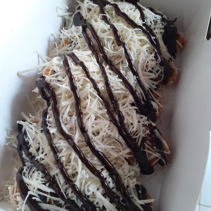 Pisang Bakar Keju Cokelat