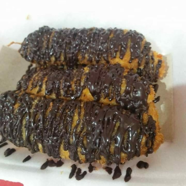 Pisang Coklat Crispy 