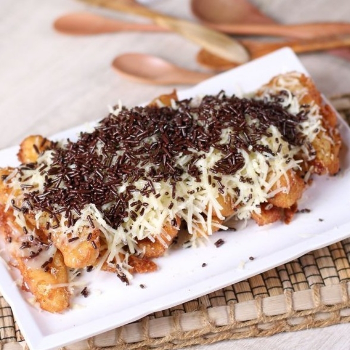 Pisang Coklat Crispy