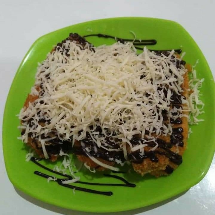 Pisang Coklat Crispy Keju Parut