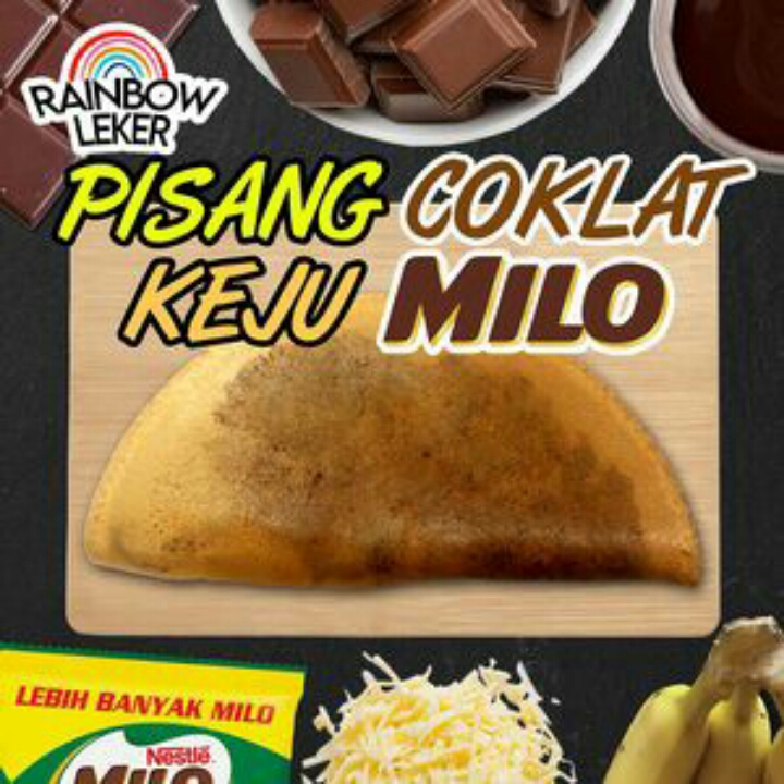 Pisang Coklat Keju Milo