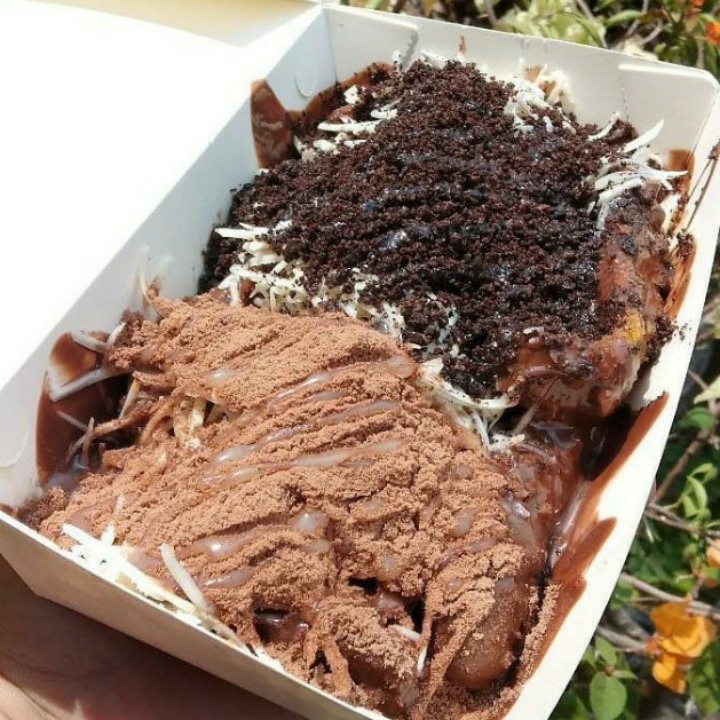 Pisang Crispy Coklat Keju Milo Oreo