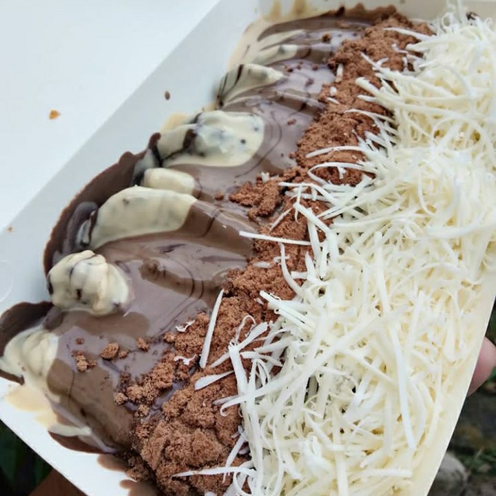 Pisang Crispy Coklat 4 Rasa