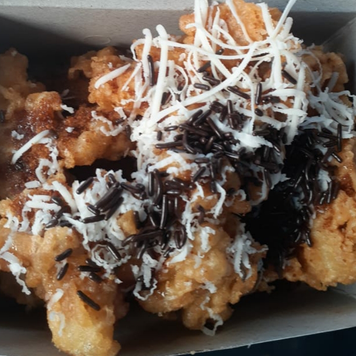 Pisang Crispy Coklat Keju