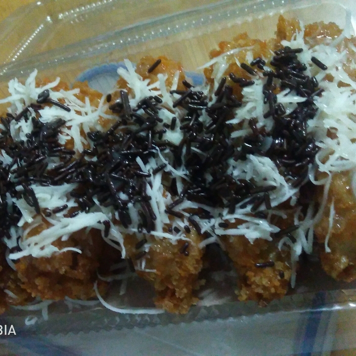 Pisang Crispy Coklat Keju