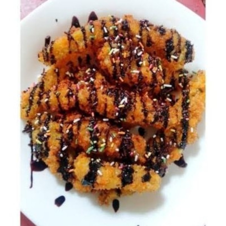 Pisang Crispy Coklat Meses 