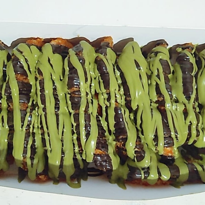 Pisang Crunchy Chocolate Greentea