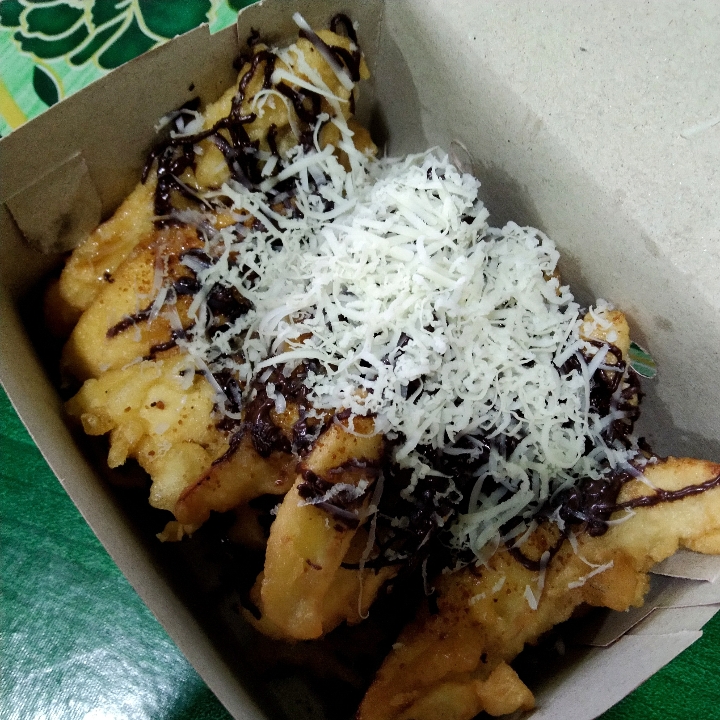 Pisang Goreng Coklat Keju