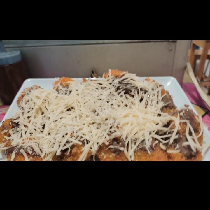 Pisang Goreng Crispy Keju Coklat