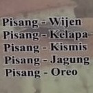 Pisang Kismis