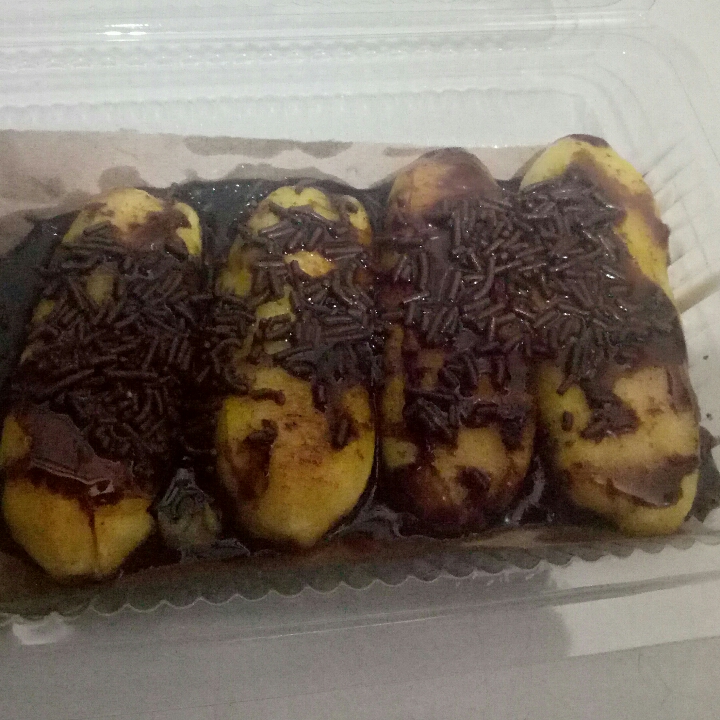 Pisang Kukus Bakar