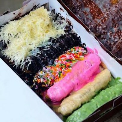 Pisang Lumer Crispy Rainbow