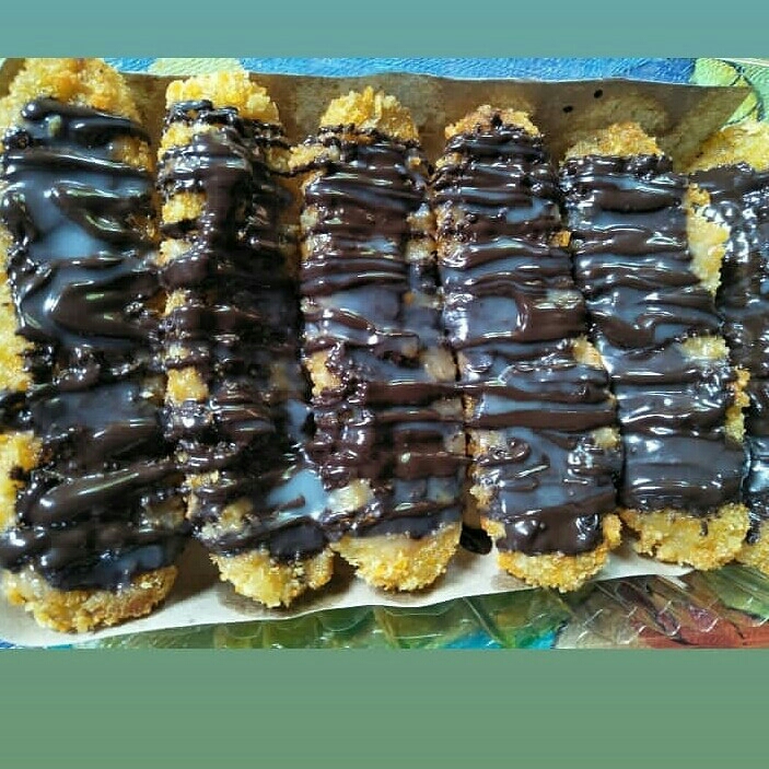 Pisang Lumer Rasa Coklat