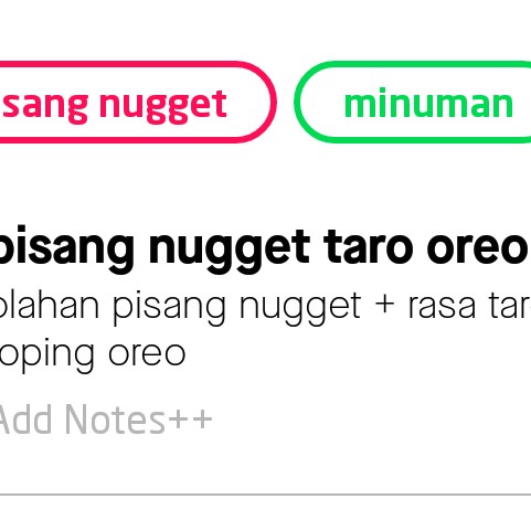 Pisang Nuget Taro Oreo