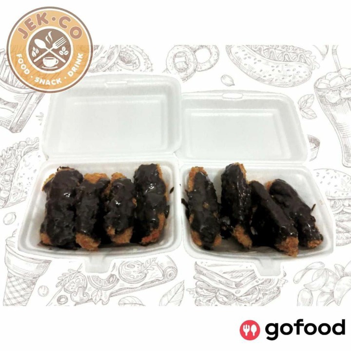 Pisang Nugget Coklat