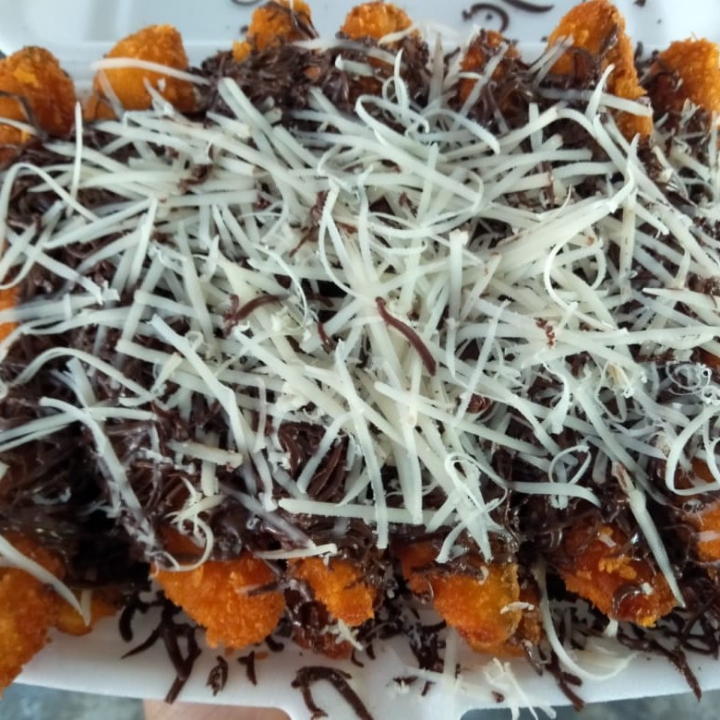 Pisang Nugget Coklat Keju