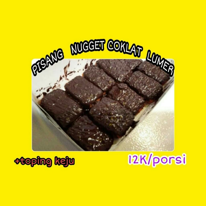 Pisang Nugget Coklat Lumer