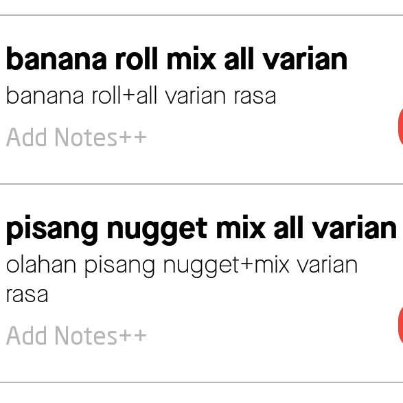 Pisang Nugget Mix All Varian