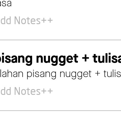 Pisang Nugget Tulisan