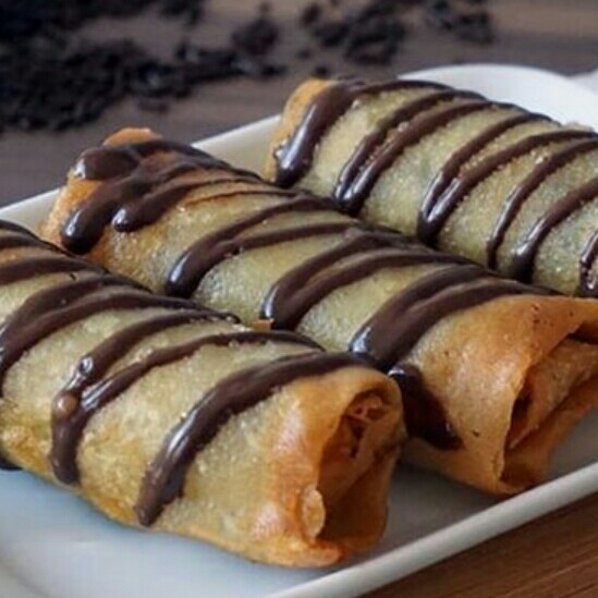 Pisang Oppa Coklat