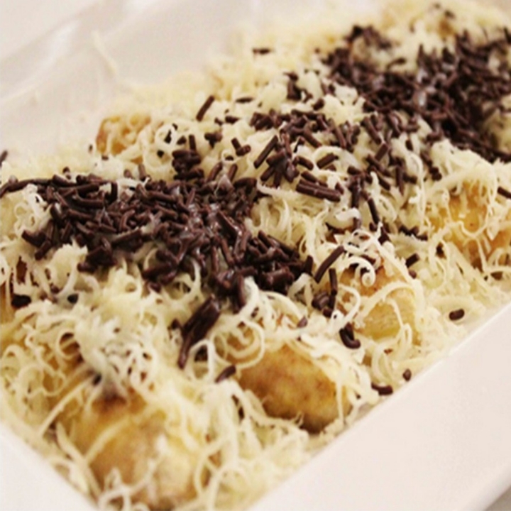 Pisang Keju Cokelat Susu