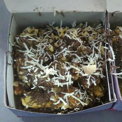 Pisang keju coklat