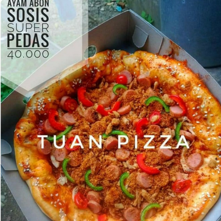 Pizza Ayam Abon Sosis Super Besar