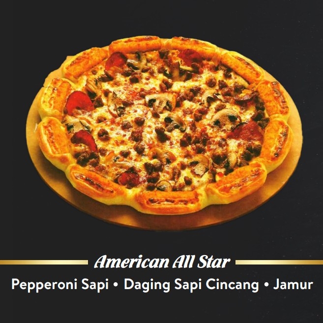 Pizza Kecil American All Star Pinggiran Nugget