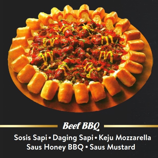 Pizza Kecil Beef BBQ Pinggiran Nugget