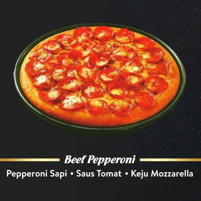 Pizza Kecil Beef Pepperoni Pinggiran Nugget