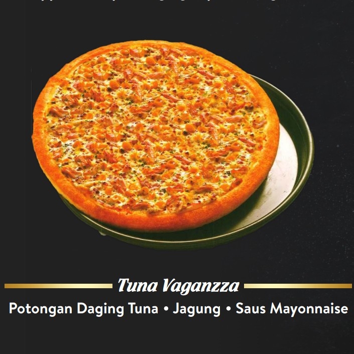 Pizza Besar Tuna Vaganzza Tanpa Pinggiran