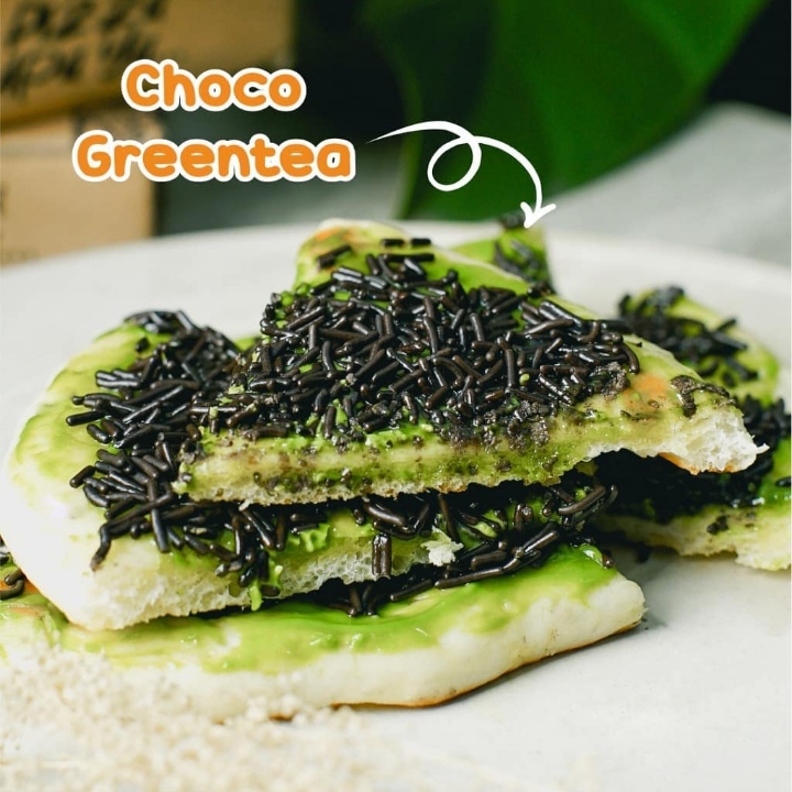 Pizza Choco greentea