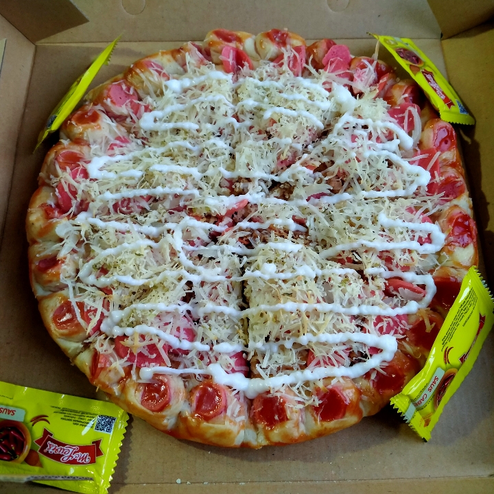 Pizza Dasoju Jumbo Pinggiran Sosis 2