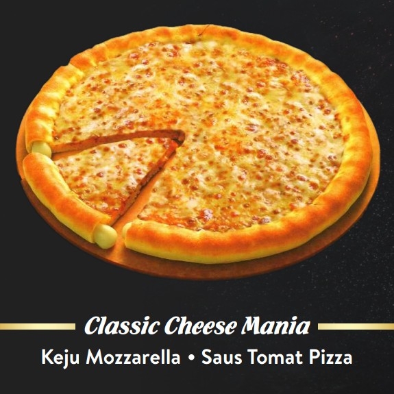 Pizza Kecil Classic Cheese Mania Pinggiran Keju