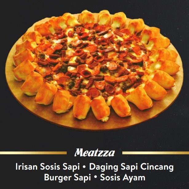 Pizza Sedang Meatzza Tanpa Pinggiran