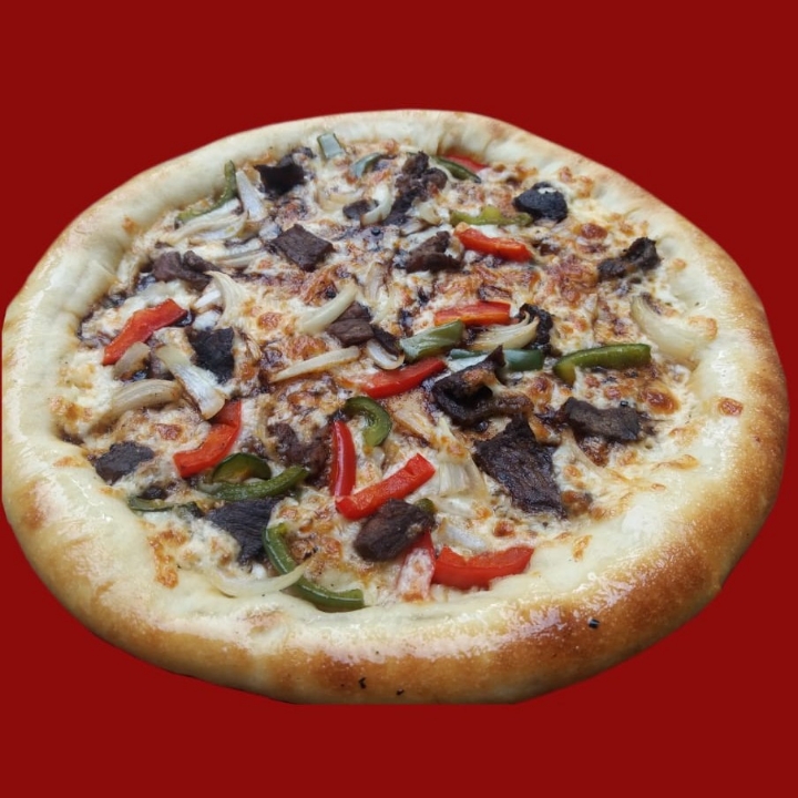 Pizza Sapi Lada Hitam Pinggiran Double Cheese Ukuran Besar 