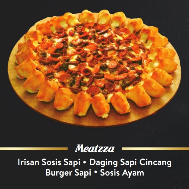 Pizza Sedang Meatzza Pinggiran Keju