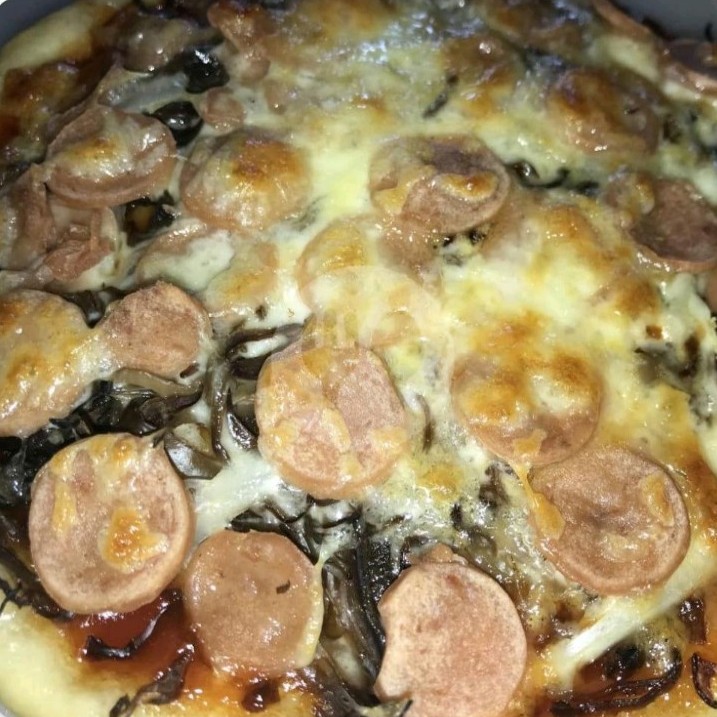 Pizza Sosis Sapi 6 Potong