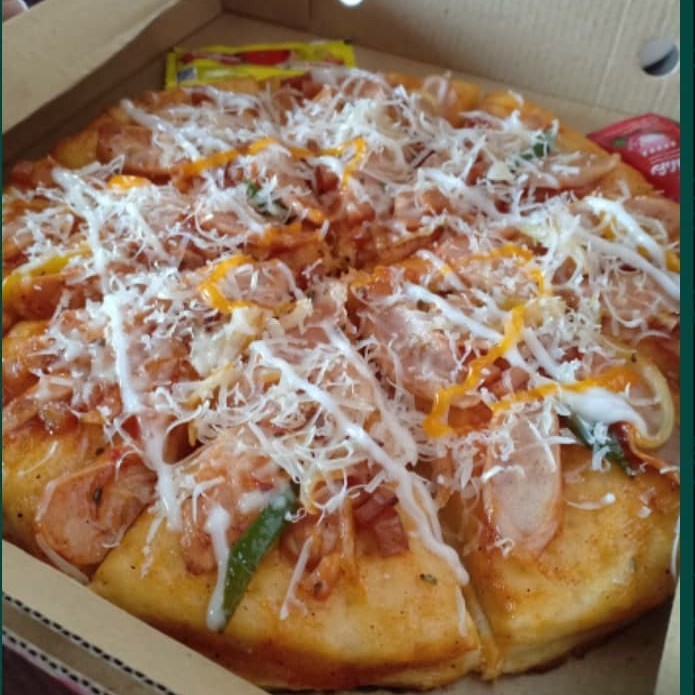 Pizza ayam keju ceddar 2