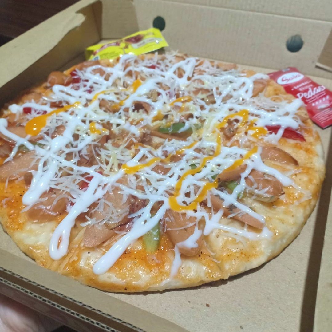 Pizza ayam keju ceddar 4