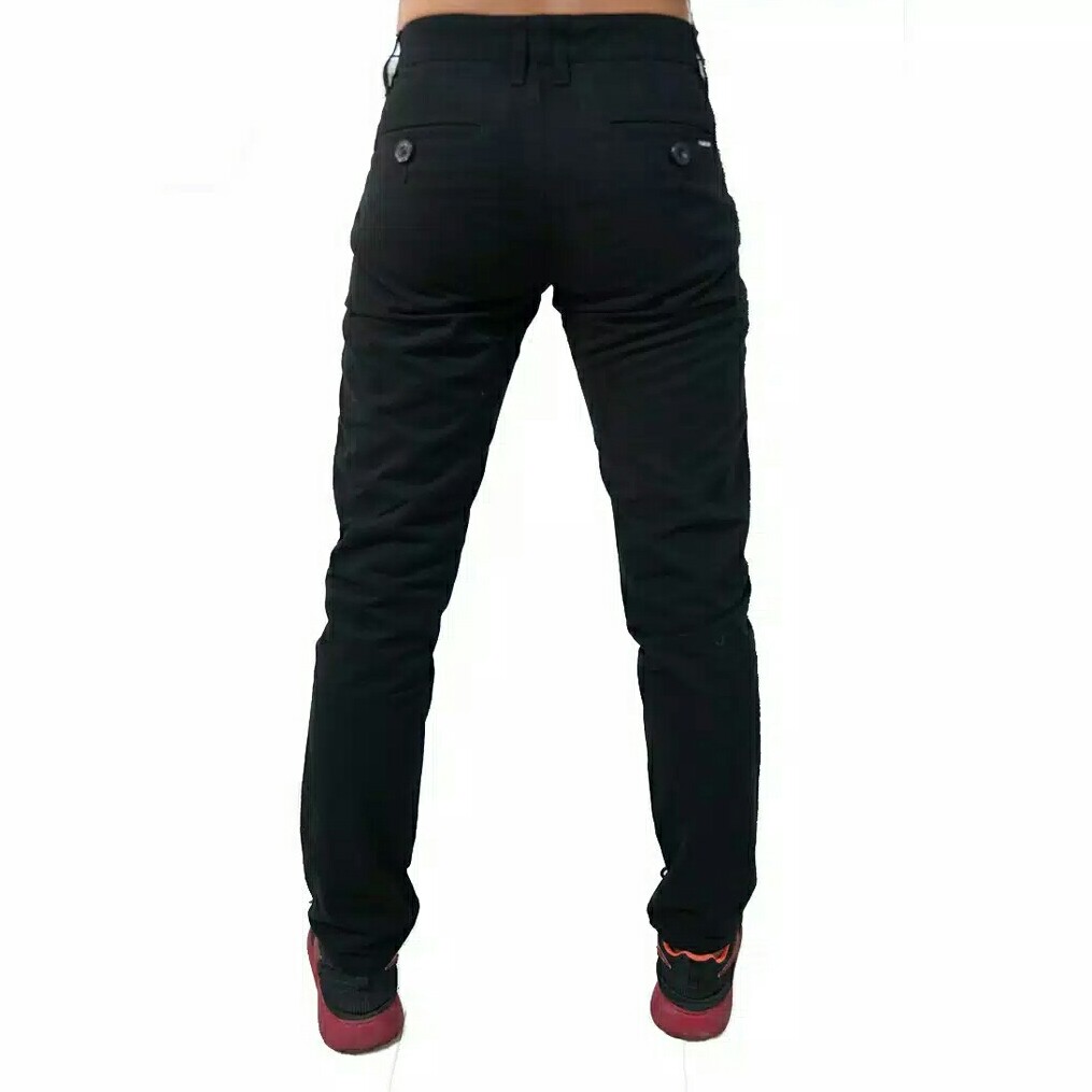 Planet Surf Clothing Celana Panjang Pria Hitam Lionel 202D M 3