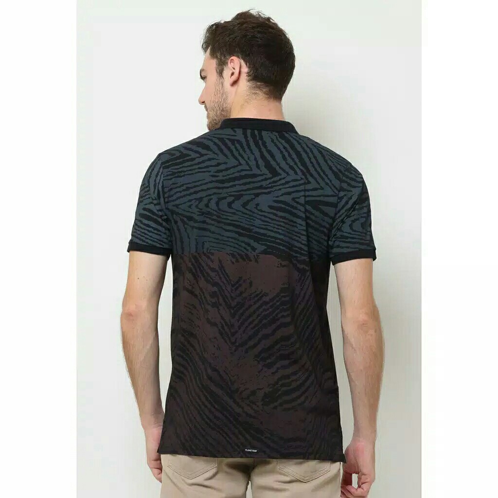 Planet Surf Clothing Kaos Polo Pria Hitam Exotique New 194K 3