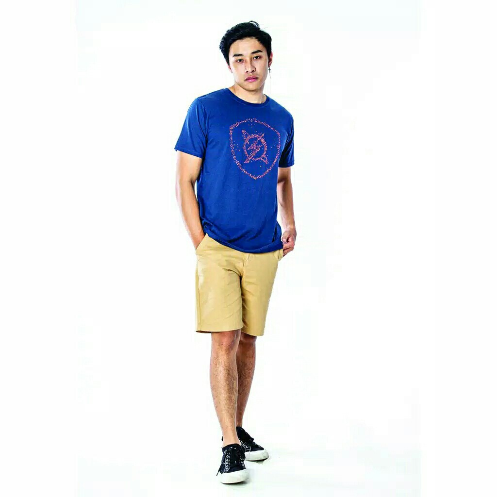 Planet Surf Clothing Kaos Pria Lengan Pendek Navy Star 202D 2